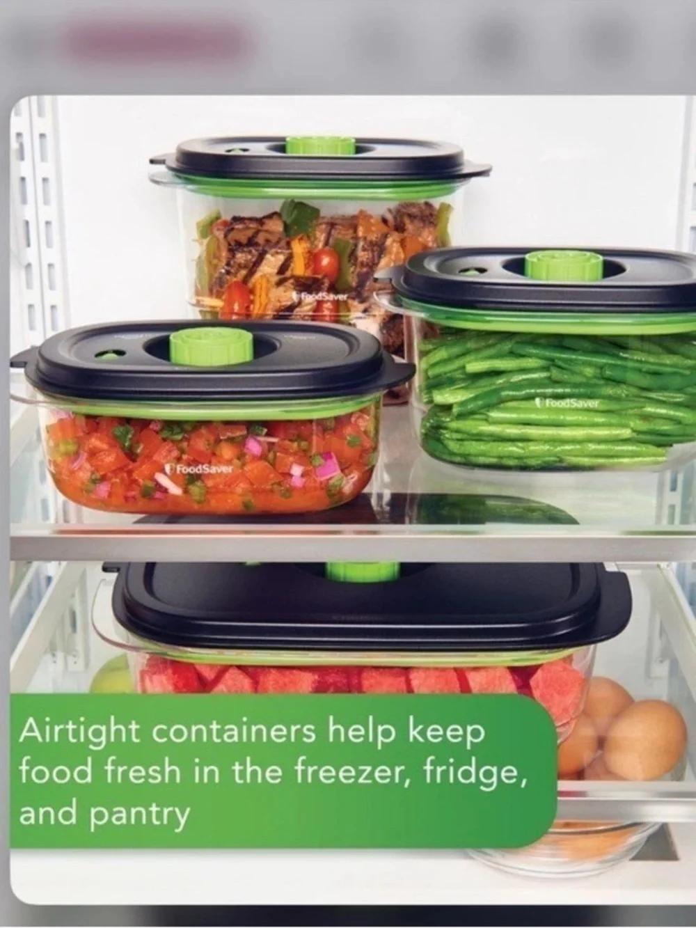 NEW FoodSaver Preserve & Marinate (1) 8 Cup Vacuum Container in Box